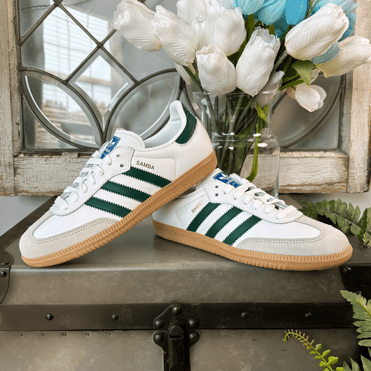 adidas Samba OG Cloud White Collegiate Green