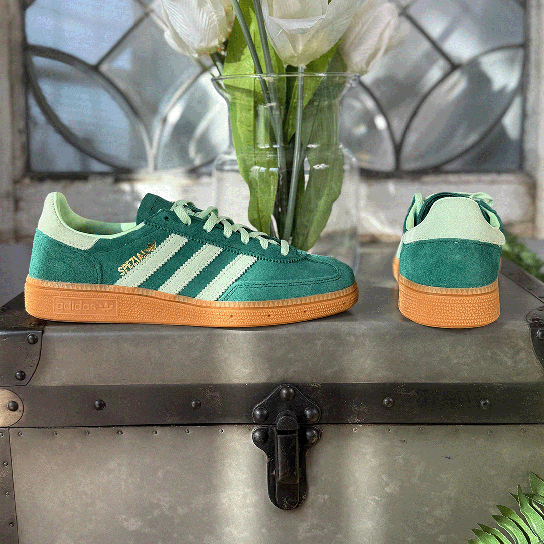 adidas Handball Spezial Collegiate Green Semi Green Spark (Women's)