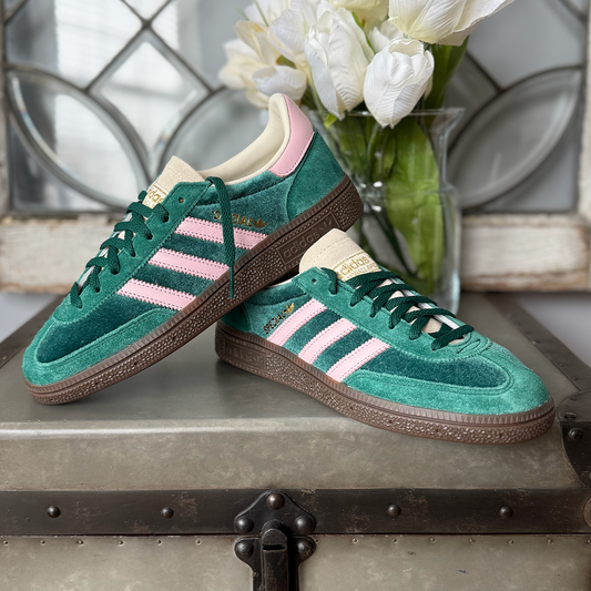 adidas Handball Spezial Green Pink Velvet Women's