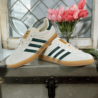 adidas Gazelle Indoor Cream White Collegiate Green Gum