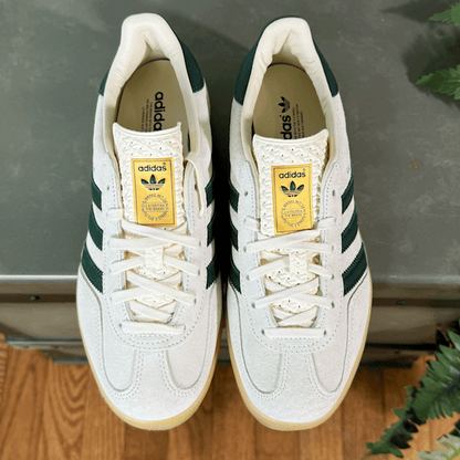 adidas Gazelle Indoor Cream White Collegiate Green Gum