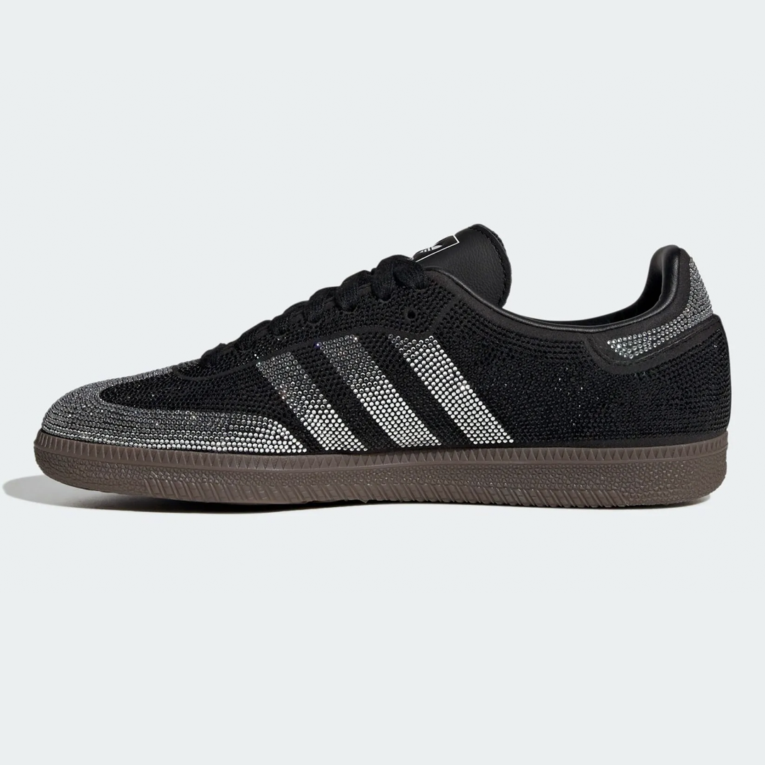 adidas Samba OG Rhinestone Black Silver Women's