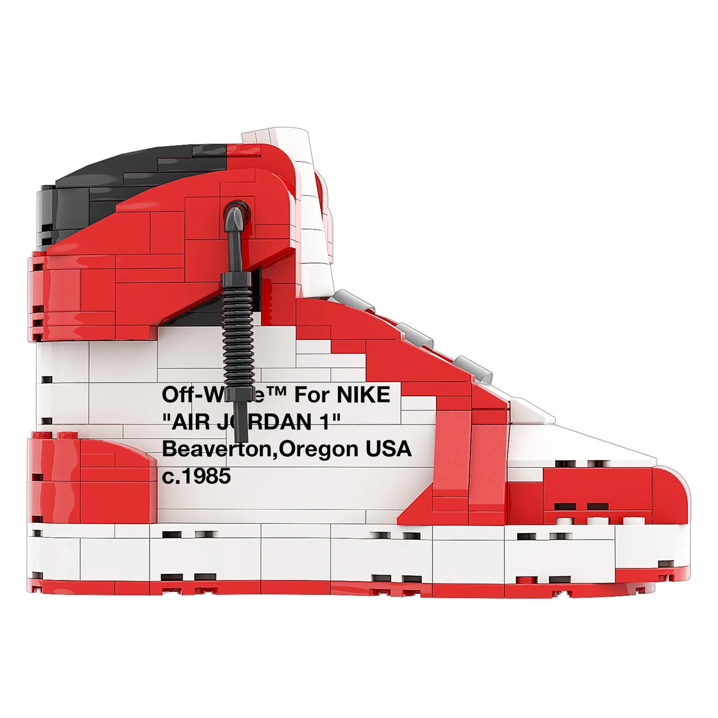 Sneaker Bricks Jordan 1 High OFF-WHITE Chicago Mini Figure