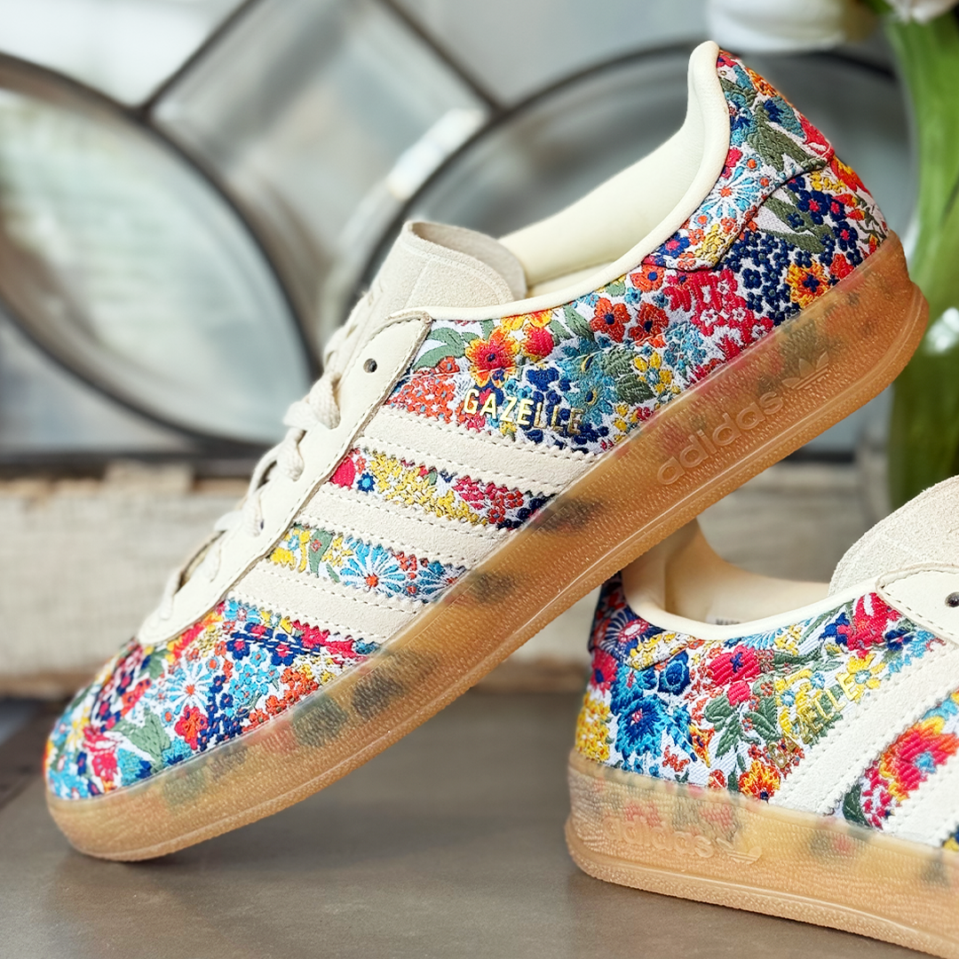 adidas Gazelle Indoor Liberty London Floral Embroidery Women's