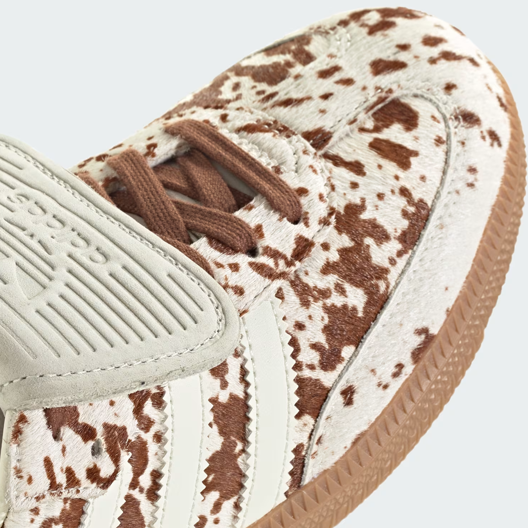 adidas Samba LT Cow Print Brown White Women’s