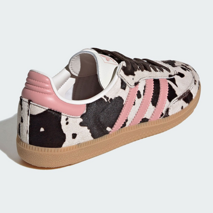 adidas Samba OG Cow Print Dark Brown Wonder Mauve Women's