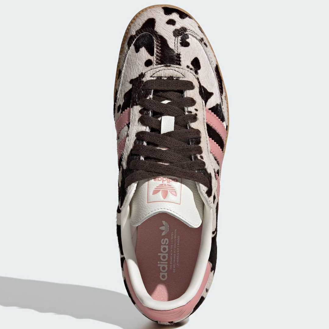 adidas Samba OG Cow Print Dark Brown Wonder Mauve Women's
