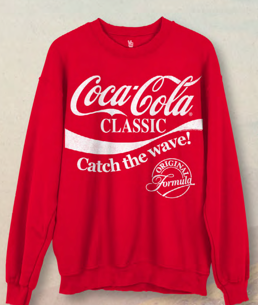 Coke Catch the Wave Crewneck