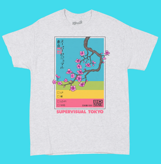 Warakami Vaporwave Supervisual Tokyo T-shirt
