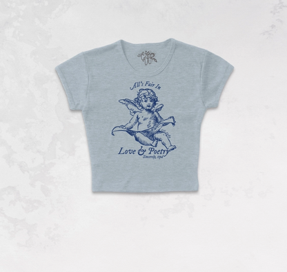 Taylor Baby Tee - Heather Grey