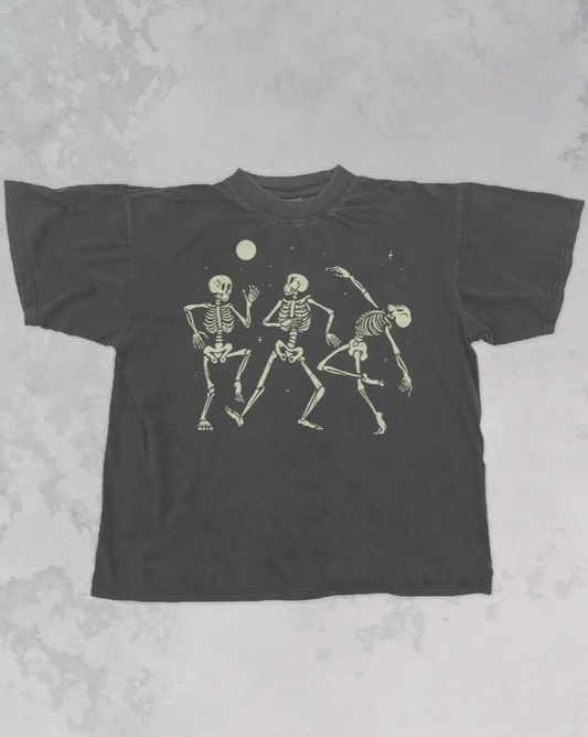 Dancing Skeletons Oversized Tshirt