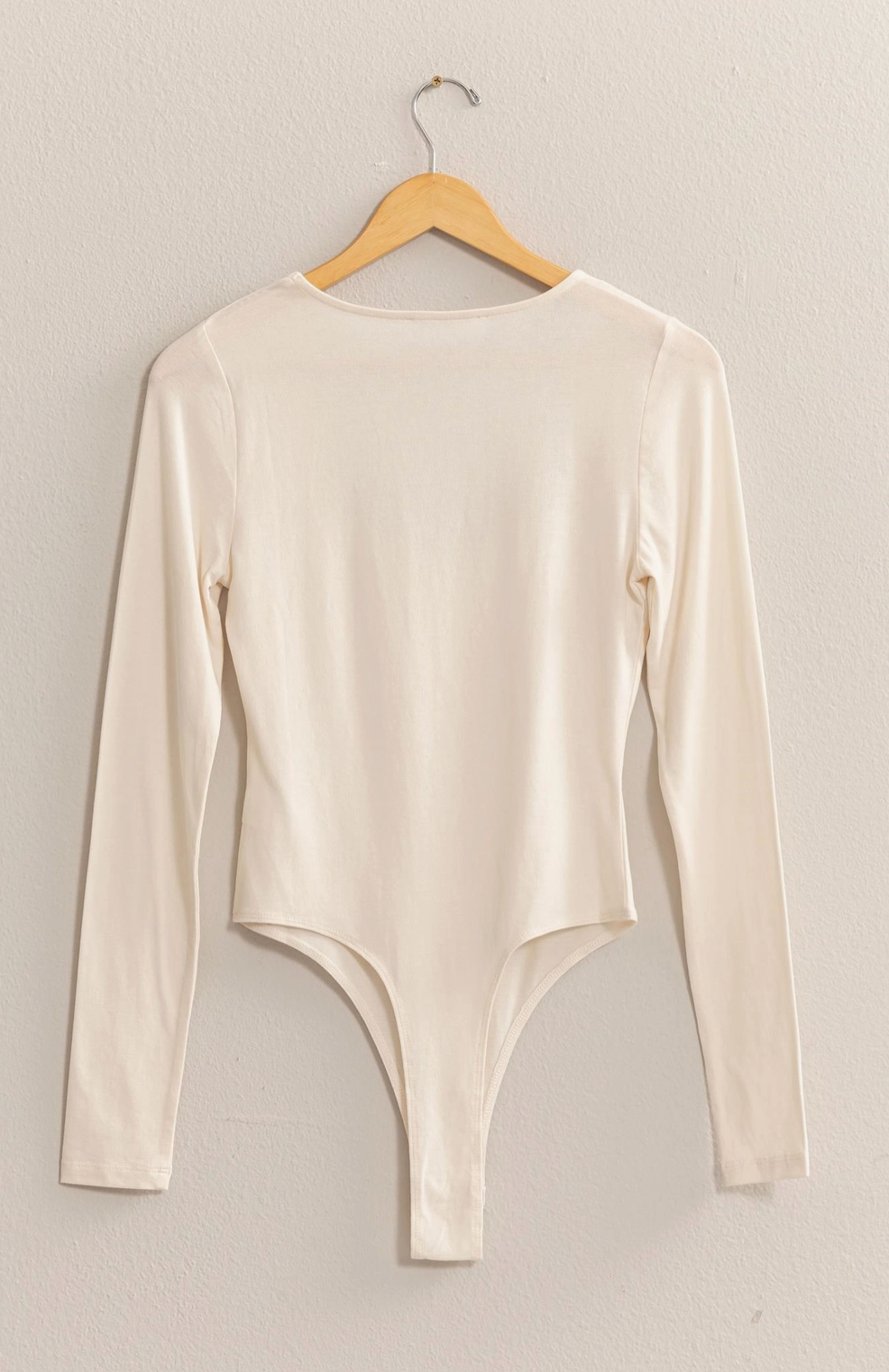 Daphne Sweetheart Neck Bodysuit - Cream