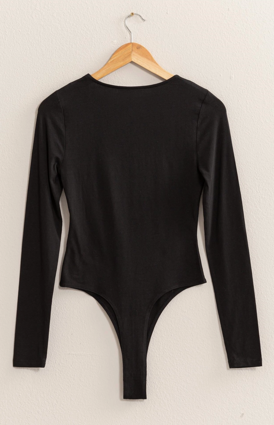 Daphne Sweetheart Neck Bodysuit - Black