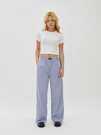 Maeve Stripped Pants - Blue