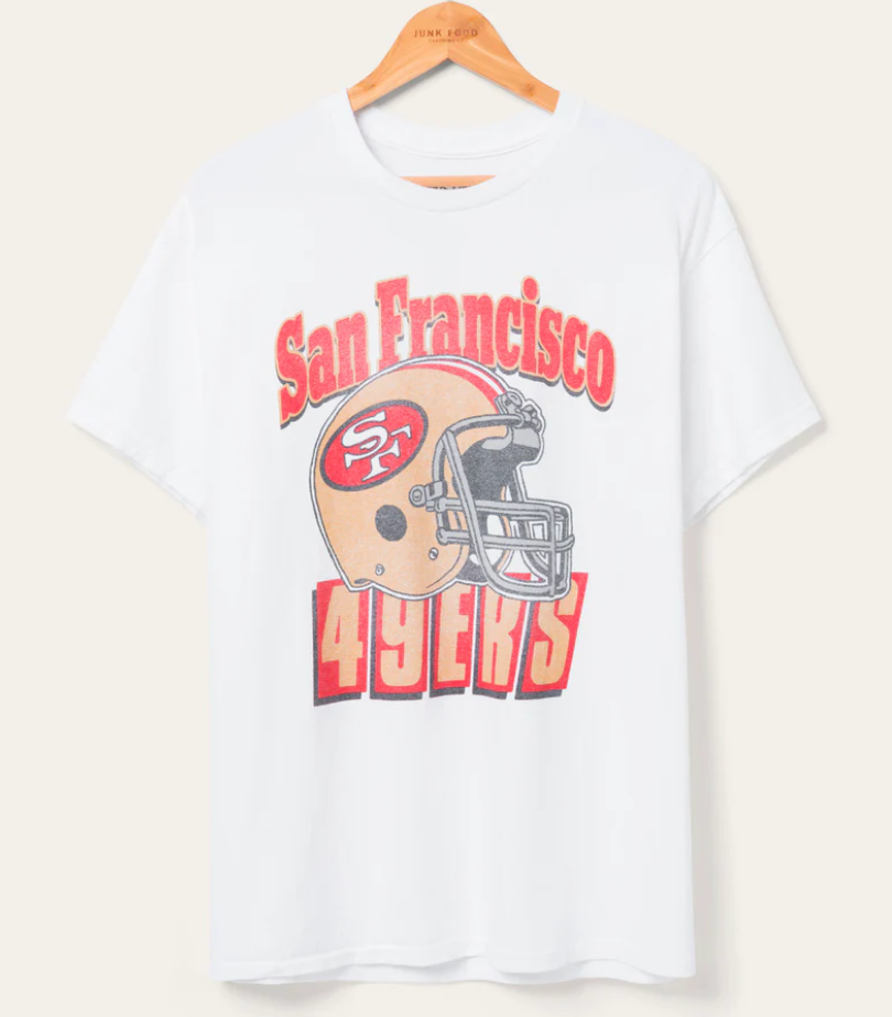 49ers Throwback Helmet Tee