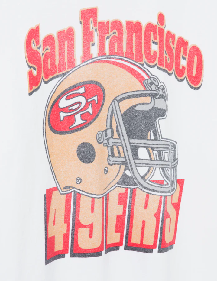 49ers Throwback Helmet Tee