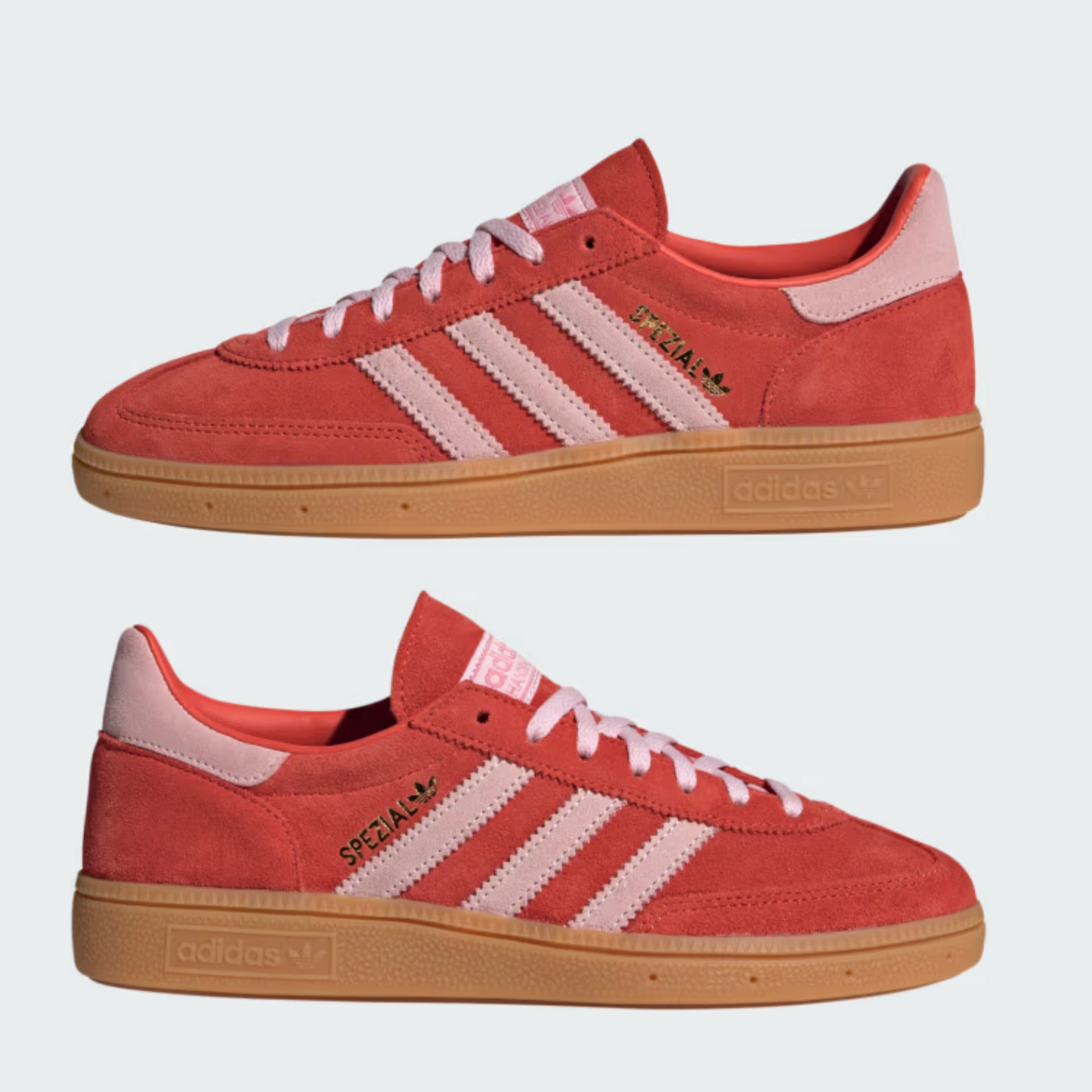 adidas Handball Spezial Bright Red Clear Pink Women's