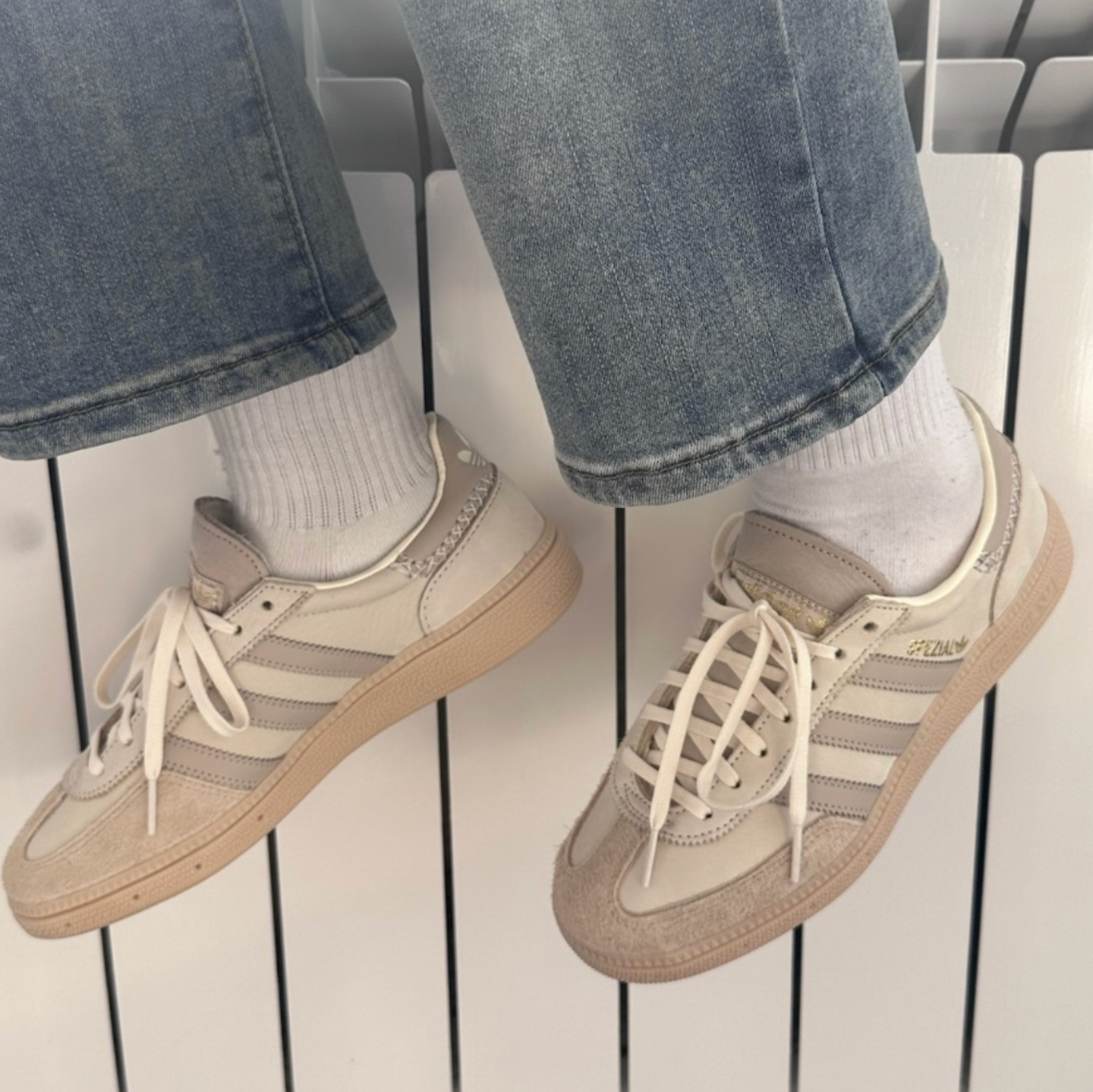 adidas Handball Spezial Cream White Beige Women's