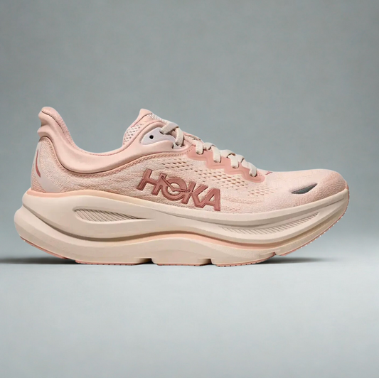 Hoka One One Bondi 9 Rose Latte Rose Cream Women's