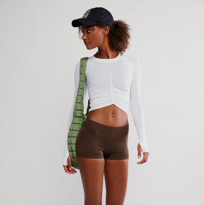 FP Movement - Tempo Ruched Long Sleeve: White
