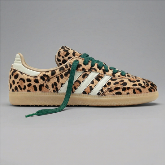 adidas Samba OG Leopard Magic Beige Women's