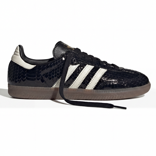 adidas Samba OG Patent Snakeskin Black Off White Women's