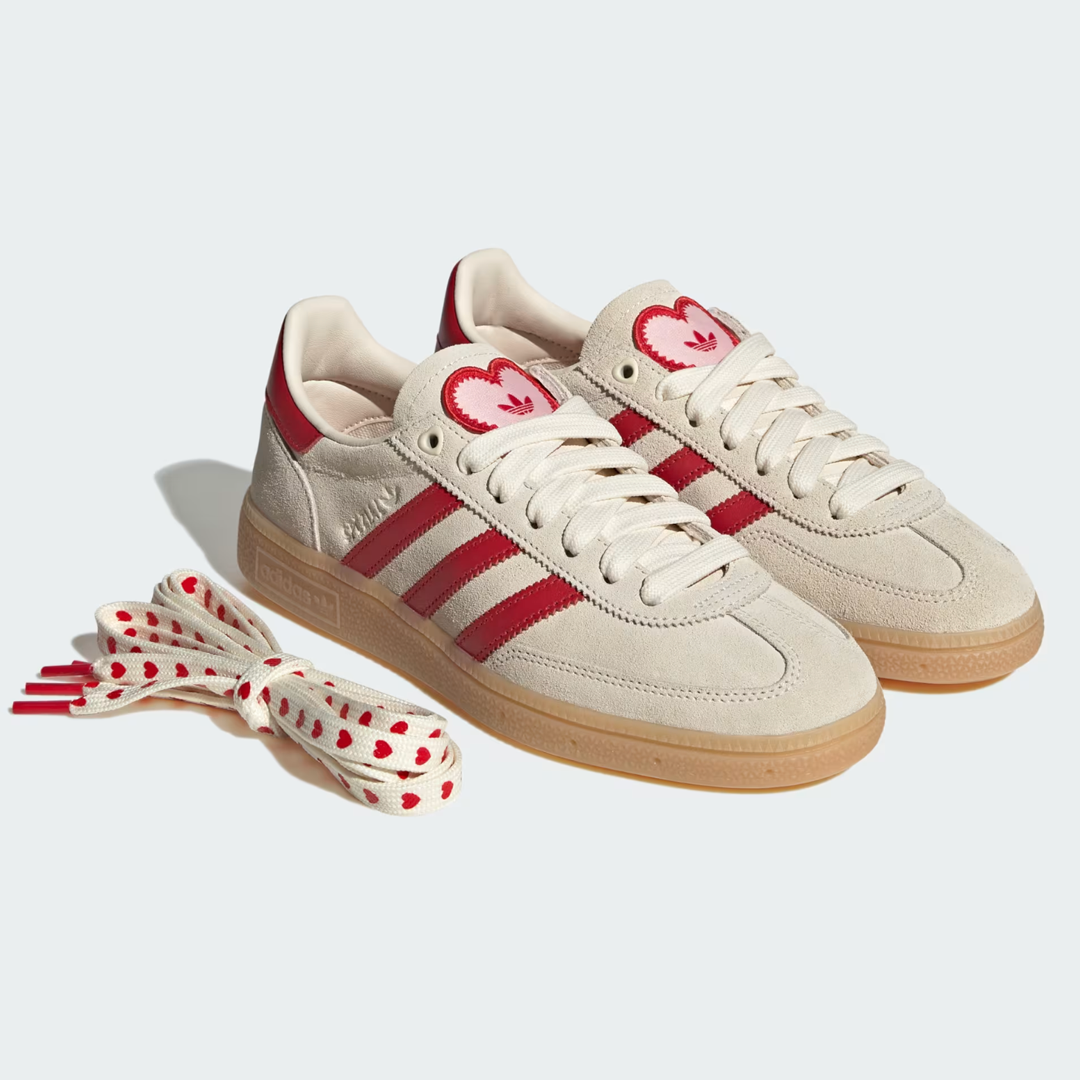 adidas Handball Spezial Cream White Scarlet Sandy Pink Women's