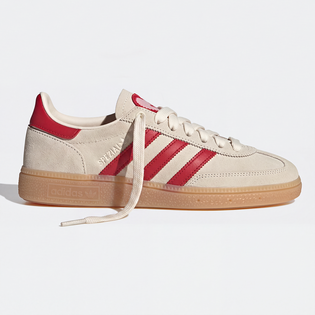 adidas Handball Spezial Cream White Scarlet Sandy Pink Women's