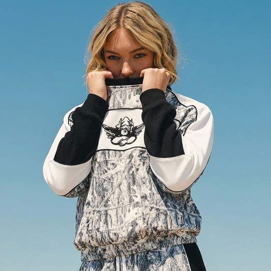 BOYS LIE - SNOWED IN CAMO THERMAL PANEL KARA CREW