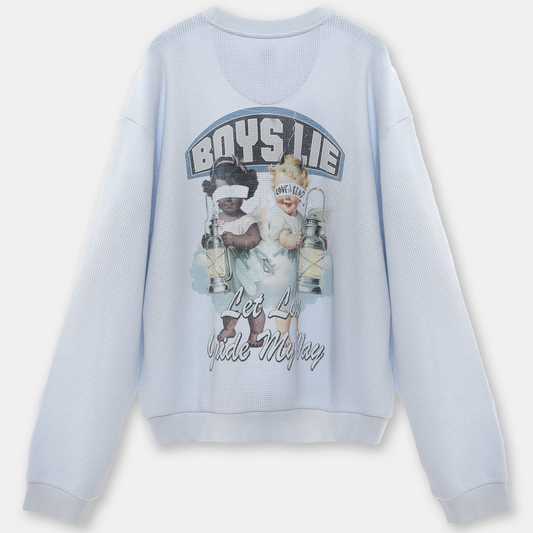 BOYS LIE - AURA LET LOVE GUIDE MY WAY KARA CREWNECK