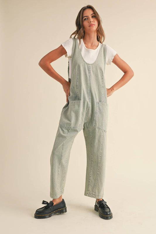 Julie Stripped Overall
