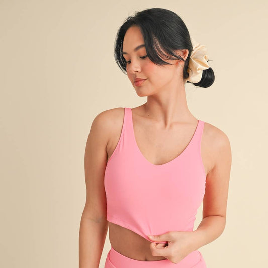 Lucinda Cropped Tank Top: Tulip