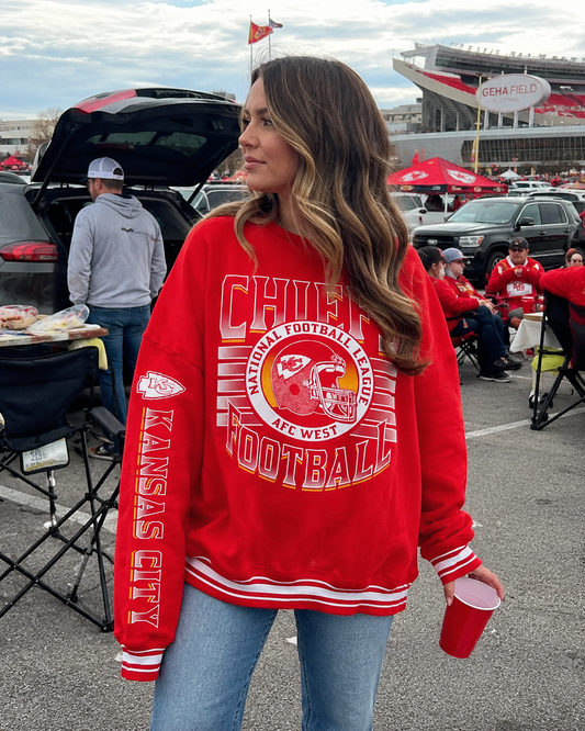Chiefs Striped Crew