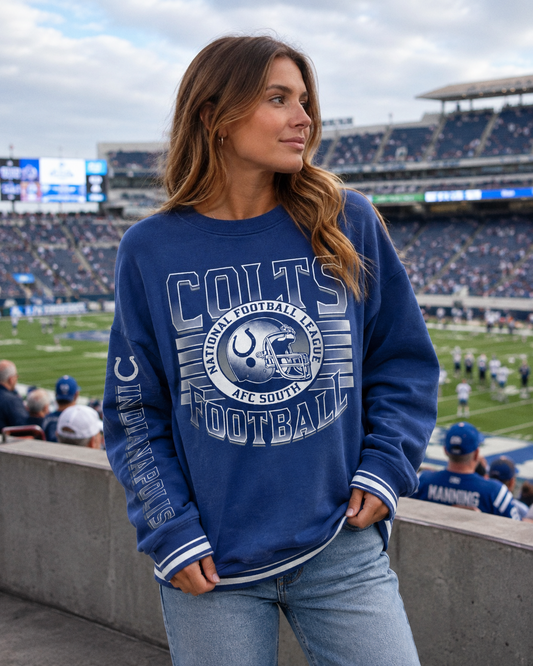 Colts Striped Crew
