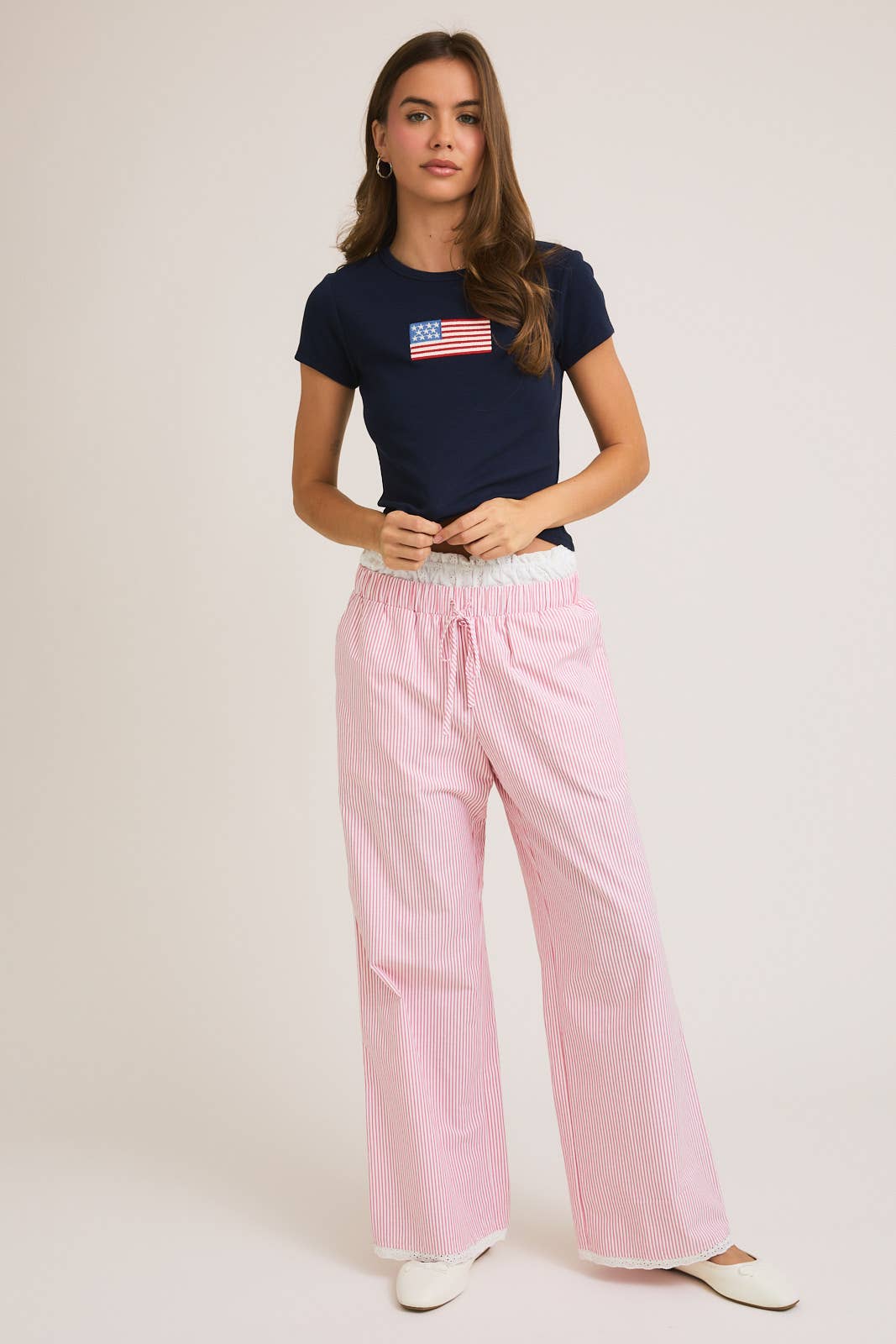 Brooke Tee: Navy