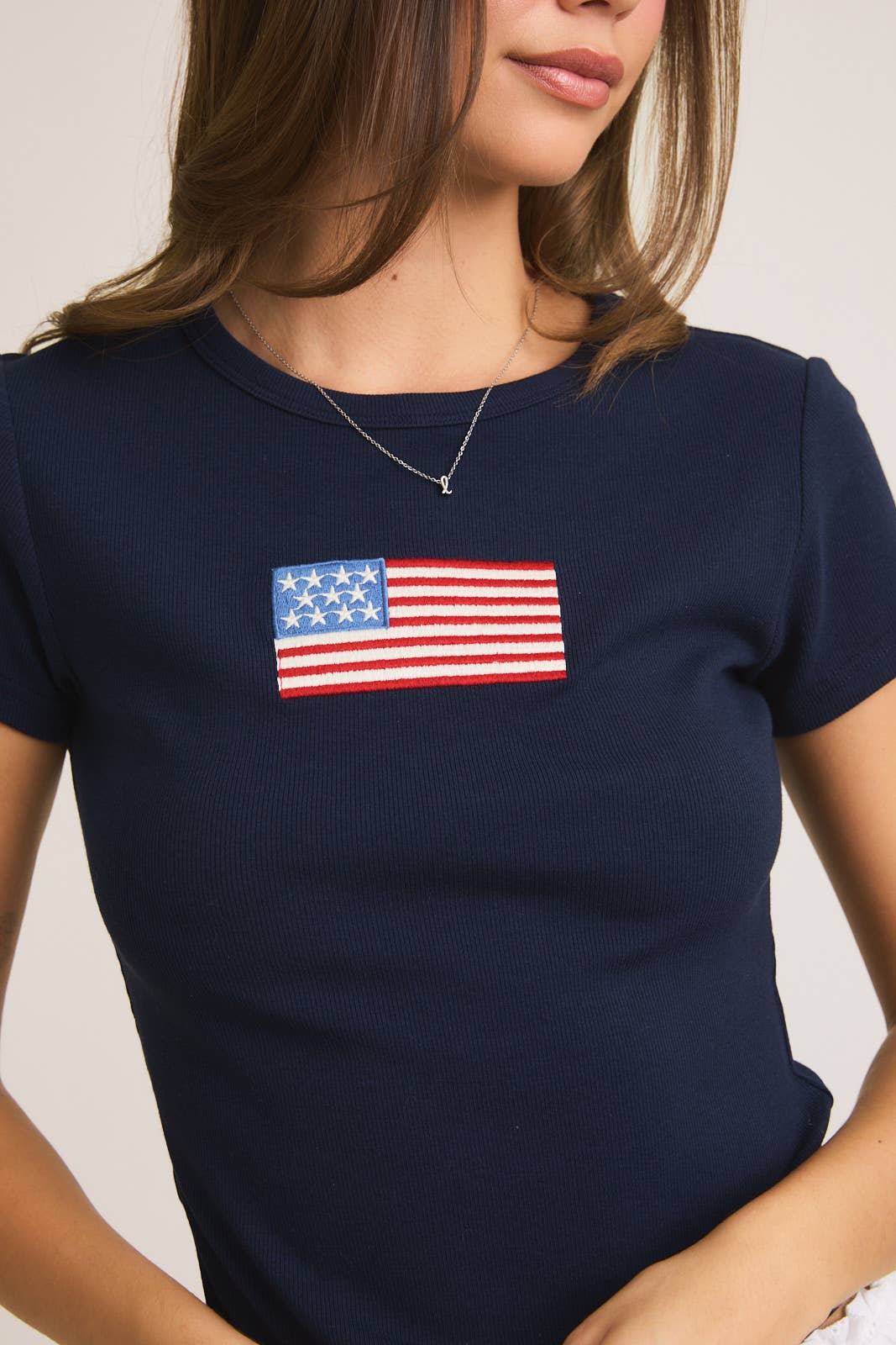 Brooke Tee: Navy