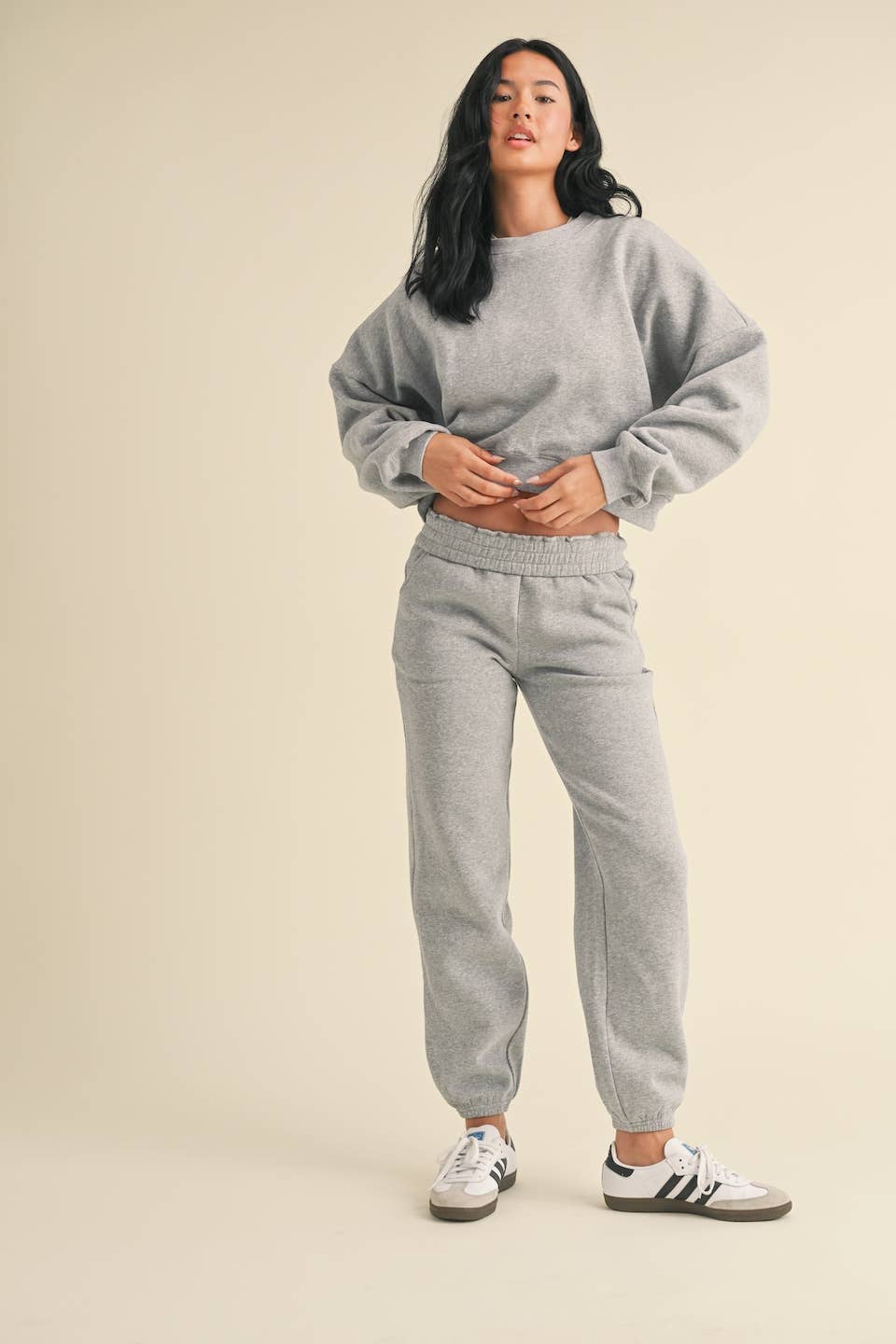 Erin Cozy Fleece Oversized Crewneck