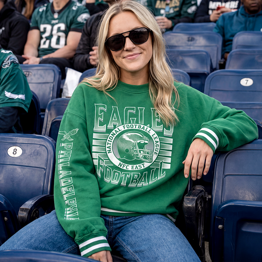 Eagles Striped Crew