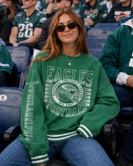 Eagles Striped Crew