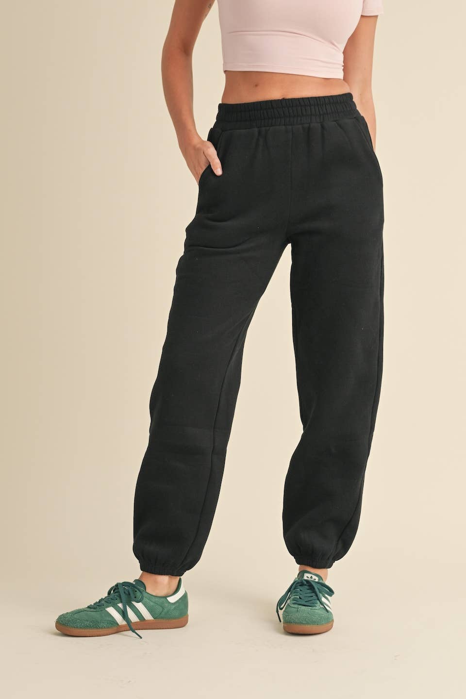 Laura Cozy Fleece Joggers