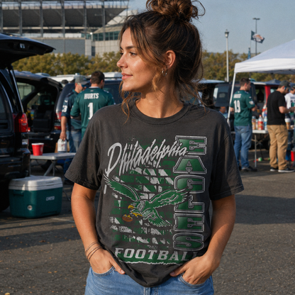 Eagles Brick Vintage Tee
