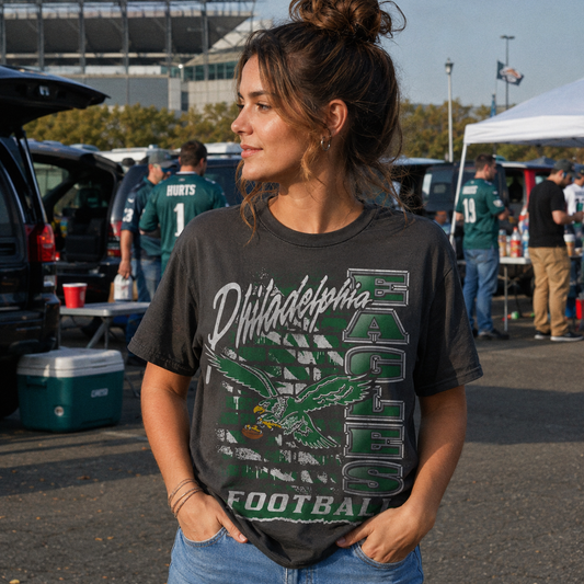 Eagles Brick Vintage Tee