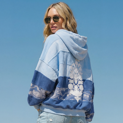 FP Movement - Final Call Hoodie: Blue Indigo