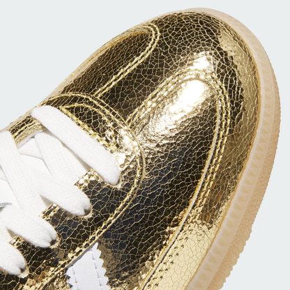 adidas Samba OG Gold Metallic Cracked Leather Women’s