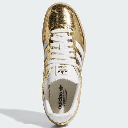adidas Samba OG Gold Metallic Cracked Leather Women’s