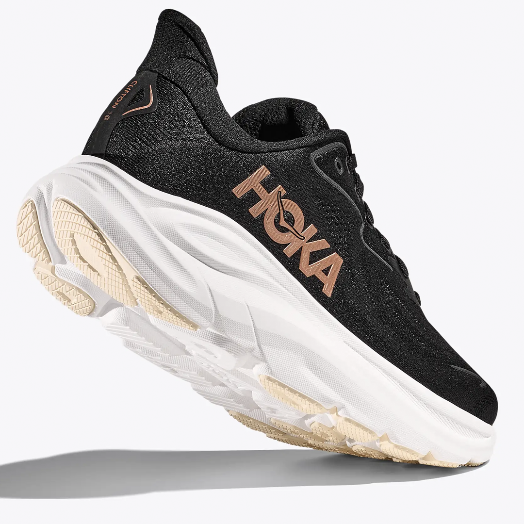 Hoka One One Clifton 10 Black Rose Gold Women's
