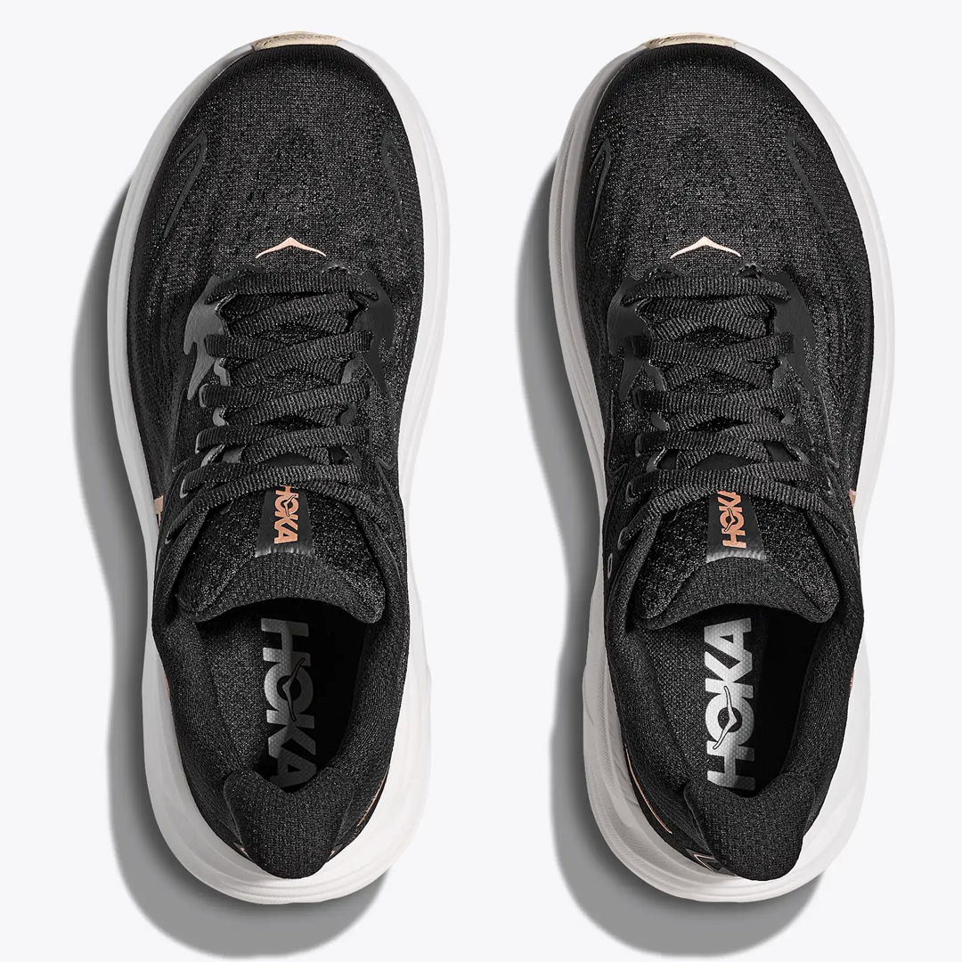 Hoka One One Clifton 10 Black Rose Gold Women's