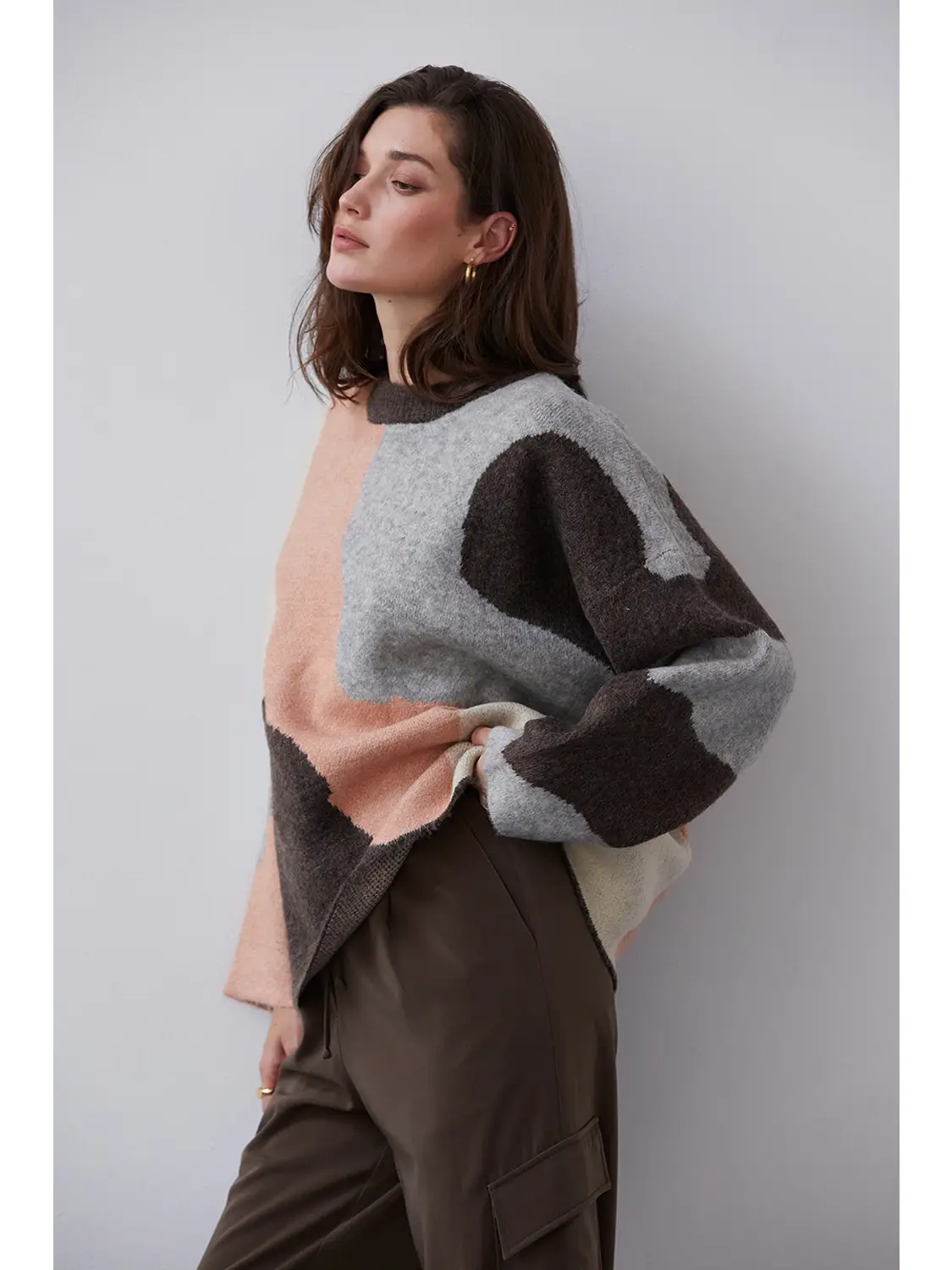 Safina Color Block Sweater