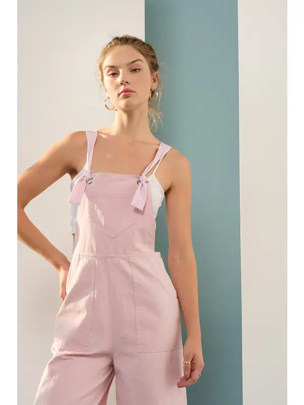 Mary Pink Overalls