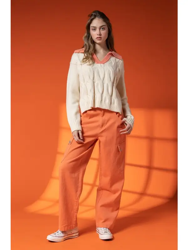 Kim Coral Sweater